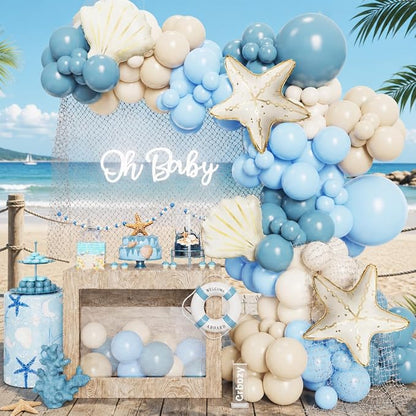 140Pcs Under The Sea Balloon Arch Kit - Image 4