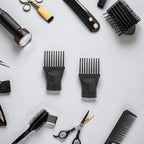 3pcs Hair Dryer Concentrator Attachment - Salon Plastic Blow Dryer Comb Nozzle Replacement - Black Hair Styling Blower Comb Nozzle