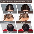 2 Pack Root Touch Up and Gray Coverage Powder for Hair, Beard, Eyebrow, and Thinning Hairline - Dark Brown