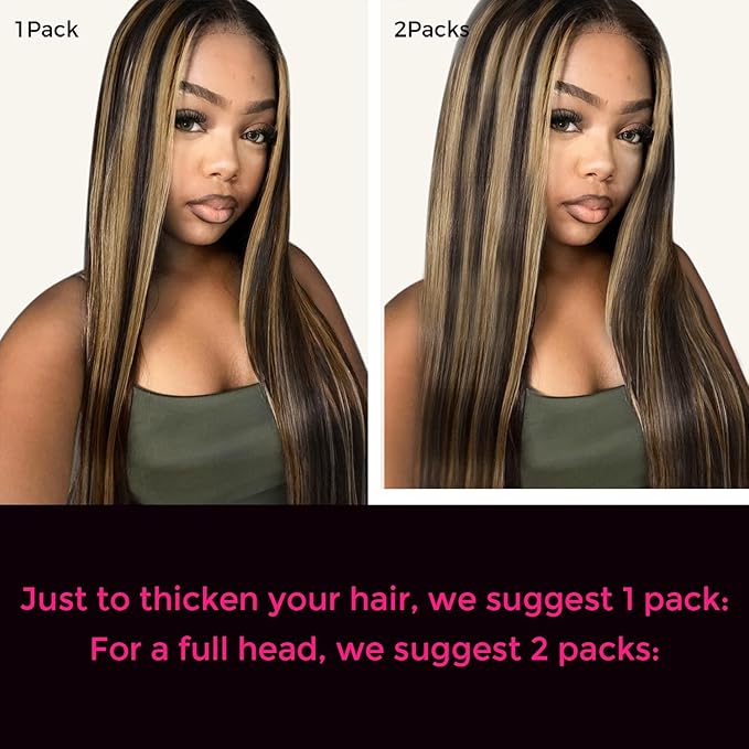 Lashey Clip in Hair Extensions Real Human Hair 7pcs 120g Straight Natural Black Mixed Chestnut Brown Hair Extensions Clip ins for Black Women 16 Inch