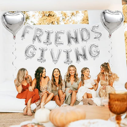 Jobkoo Friendsgiving Balloons Friends Giving Party Decorations 16 Inches Tall - Image 5