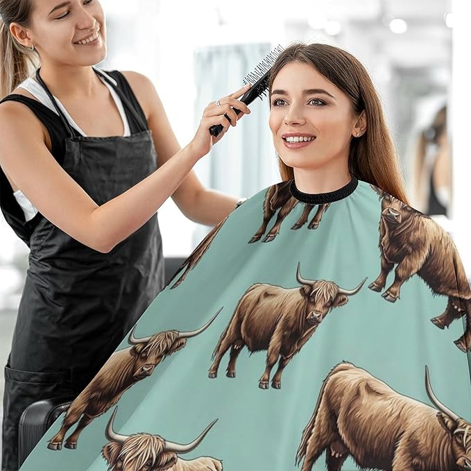 Barber Cape Waterproof Lining Anti Static Design for Salons/Home Use