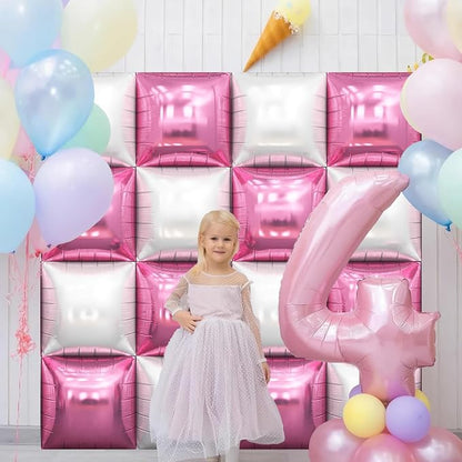 HILAVO Pink and White Square Balloon - Image 7