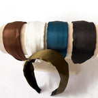 LONEEDY 5 Pack Wide Hard No-Slip Headband for Women, Girls’s Hair Band Pleated Cloth Fabric Hair Hoop Accessories (5 Mixed color)