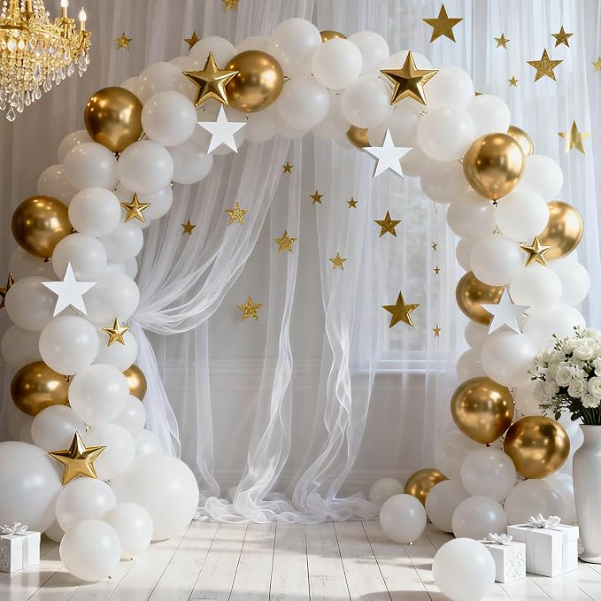 Patimate White Balloons 30pcs 18 Inch White Latex Party Balloons | Engagement - Image 5