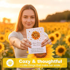 Christmas Sunflower Gift Set for Women - Birthday, Mother’s Day, Valentine's Day Gifts for Mom, Wife, Friends | Thoughtful Care Package - Cozy Blanket, Spa & Relaxation - Get Well Soon Baskets Gifts
