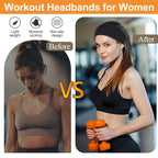 Headbands for Women Non Slip Stylish Womens Sweat Band Hair for Washing Face Elastic Headbands for Yoga Workout and Summer 6 Pack Stretchy Cloth Fabric Hair Bands