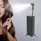 Nano Hair Steamer, Multifunctional Professional Nanoscale Spray for Hair Care Hair Repair, 1300W Nano Mist Hair Steamer for Deep Conditioning with Bottom Wheels and Smart Touch Control