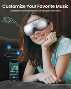 RENPHO Eyeris 2 Eye Massager with Heat, Birthday Christmas Gifts for Grandkids Mom Dad Women Men Face Massager, Heated Eye Mask for Improve Sleep