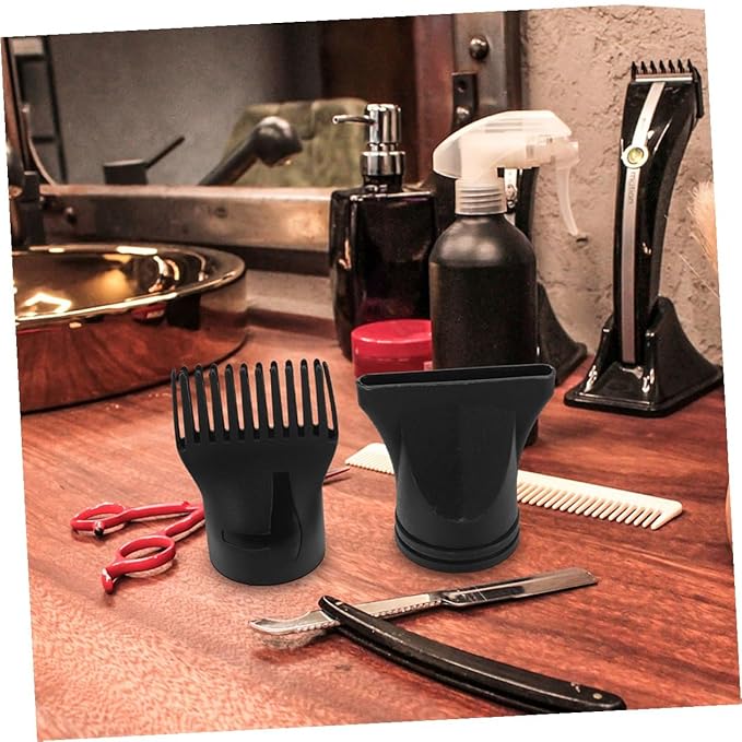 7pcs Hair Dryer Attachment Fit Plastic Nozzle Comb Diffuser Concentrator for Salon and Home Styling Styling Tools for Diverse Hairstyles