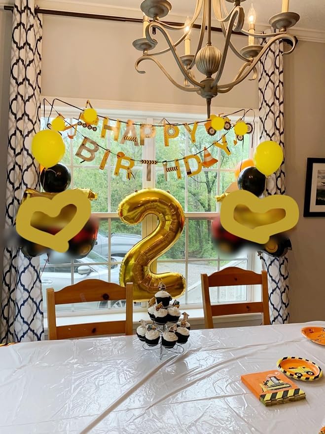 Number Balloons 2 Balloon 40 inch Gold - Image 4