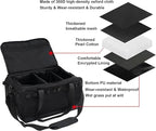 35L Multi-functional Duffle Bag, Waterproof Shoe & Picnic Camping Organizer, 3 Adjustable Dividers for Travel, Sports, GYM