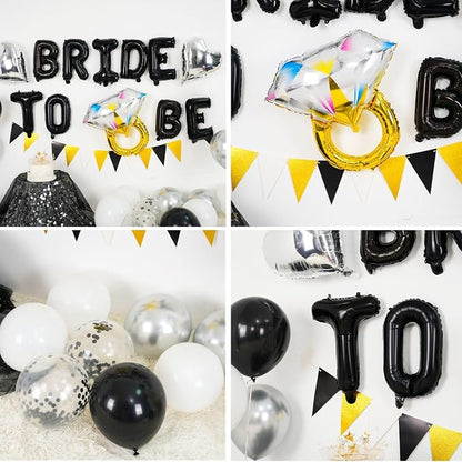 Black and Silver Bachelorette Party Decorations - Image 4