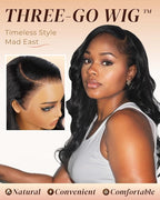 Arabella Hair 13x6 Lace Front Wigs Human Hair 210% Density Glueless Wig Human Hair 100% Body Wave Human Hair Wigs 12A Pre Plucked Pre-Bleached Pre-Cut Glueless Wig (22inch,13x6 body wave)