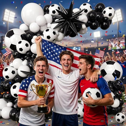 Soccer Balloons Garland Arch Kit - Image 7