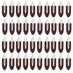 No Crease Hair Clips Makeup Pin Curl Clip Bulk 40Pcs Multicolor No Bend Dent Bang Creaseless Hair Clips for Makeup Application Bangs Hairpin Setting Pins Clip for Women Styling (Brown)