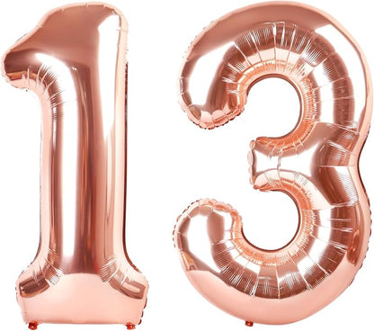 Rose Gold 13 Balloon by IWERP