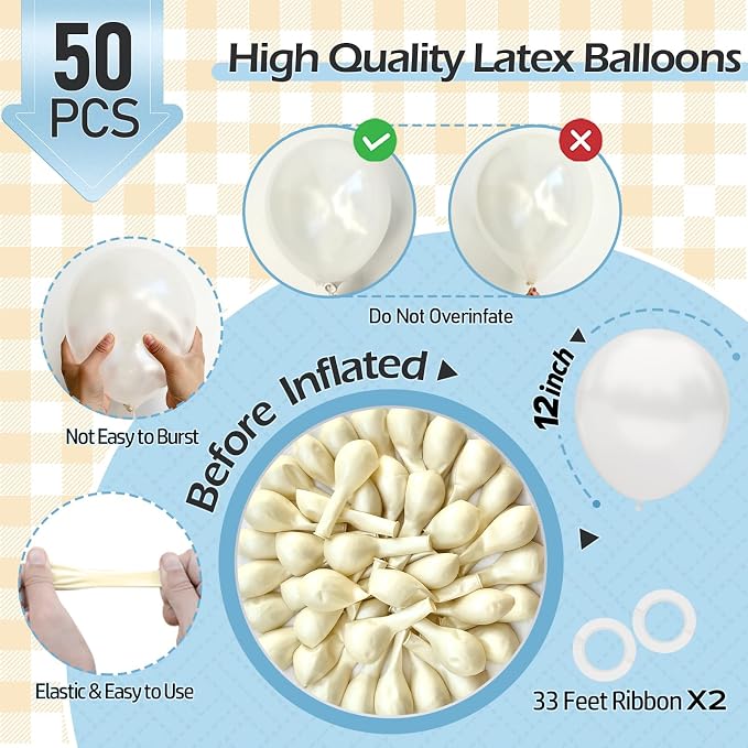 110pcs Balloons Arch Kit 12 Inch Metallic Chrome Gold Balloon Garland - Image 2
