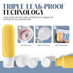 Travel Bottles for Toiletries, 3oz TSA Approved Travel Size Toiletries, Silicone Leak-Proof Refillable Containers, Squeezable Liquid Essentials Bottles W/Clear Bag (COLORFUL)