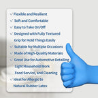 Daddy's Choice Nitrile Gloves 100Pcs 1000 Pcs Disposable Blue, Small/Medium/Large/XLarge, No Latex No Powder