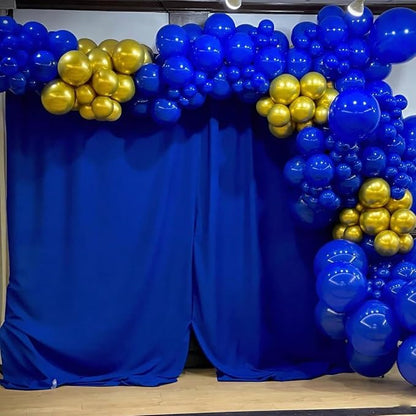 Navy Blue and Gold Balloons Garland Arch Kit - Image 4