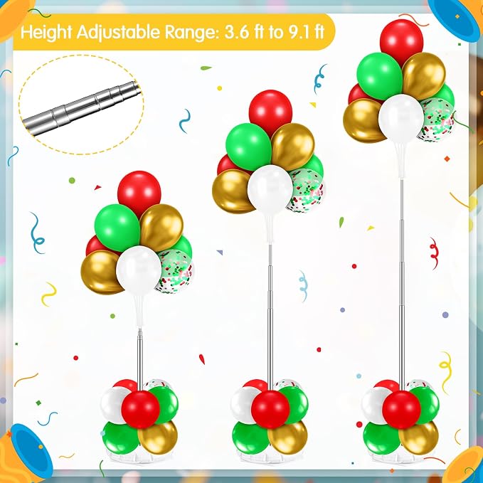 Kasyat 8 Sets 9.1ft Balloon Column Stand Kit - Image 6