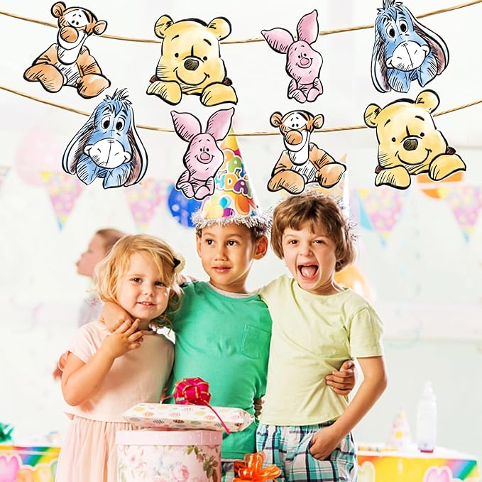 Cute Bear Banner For Baby Shower Decorations Birthday Banner Party Decoration - Image 2