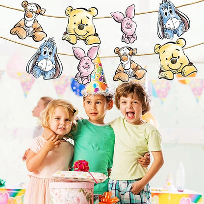 Cute Bear Banner For Baby Shower Decorations Birthday Banner Party Decoration - Image 2