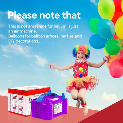 Electric Balloon Pump, 110V 600W Portable Dual Nozzles Balloon Pump, Air Pump - Image 9