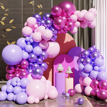 Pink and Purple Balloons by NOTHOME