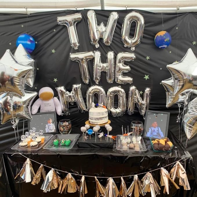 78 Pcs Sliver Letter Balloons A to Z Custom DIY Phrase Banner - Image 4