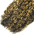 30 32 34 Inch Highlight Bundles Human Hair Blonde Deep Wave Bundle Brazilian Virgin Remy Hair Extensions Niegmeag 2 Tone Black and Honey Blonde Bundle P1B27 Color