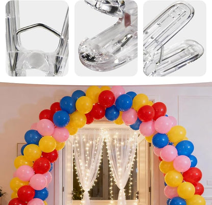 30 Pack Balloon Arch Clips, Spring Clamps Anti Slip Plastic Spring Clips - Image 3