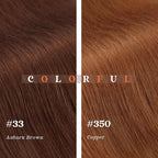 Ve Sunny Clip in Extensions Real Human Hair Ginger Copper Hair Extensions Full Head Clip in Hair Extensions Human Hair Natural Straight 7pcs 20 inch 120g