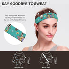 Headband Donkey Animals Elastic Sweatband for Women Men