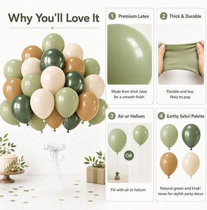Avocado Green Balloons - Image 4