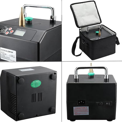 Electric Air Inflator Digital Timer Electric Balloon Inflator Machine, Portable - Image 6