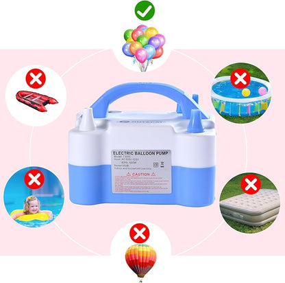 Electric Balloon Pump, Portable Electric Balloon Blower Machine Balloon Air - Image 5