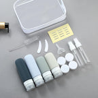 16 Pack Travel Bottles Set, TSA Approved Leak Proof Silicone Squeezable Containers for Toiletries, Refillable Travel Accessories for Conditioner, Shampoo, Lotion & Body Wash Accessories