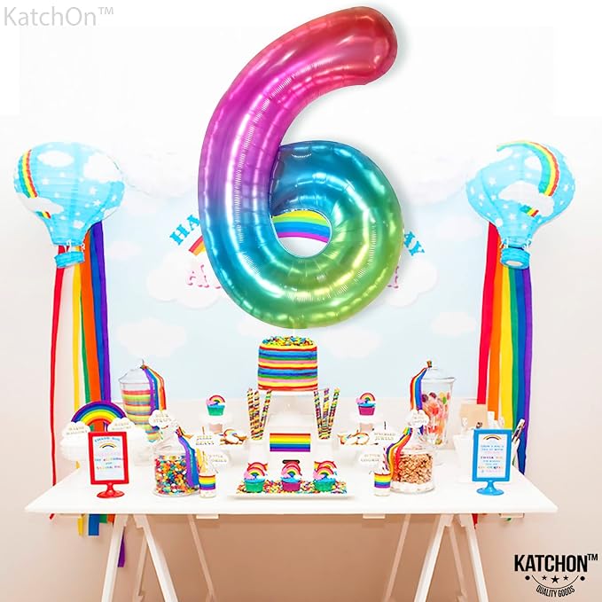 KatchOn Giant Jelly Number 6 Balloon - Image 7