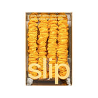 slip Skinny Scrunchies: Anti-Crease, Anti-Breakage Slipsilk™ Design Protects Delicate Hair | Includes 4 Pure Silk Scrunchies: Golden