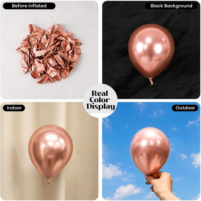 Rose Gold Balloons - Image 2