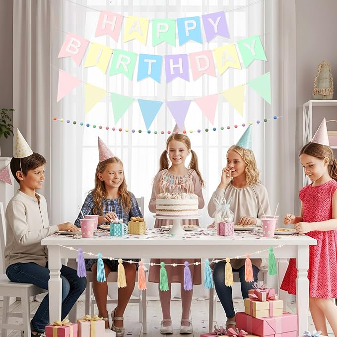 SmoothNovelty 139 Pcs Felt DIY Custom Banner Kit Include 104 Letters 18 - Image 8