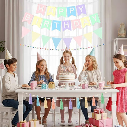 SmoothNovelty 139 Pcs Felt DIY Custom Banner Kit Include 104 Letters 18 - Image 8