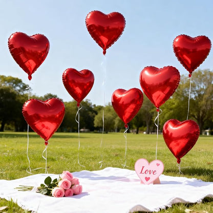 Red Heart Balloons - Image 6