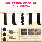 Lashey Seamless Clip in Hair Extensions Human Hair Natural Black Mixed Chestnut Brown 24 Inch Long Clip in Hair Extensions 110g 7pcs Straight Real Human Hair for Black Women