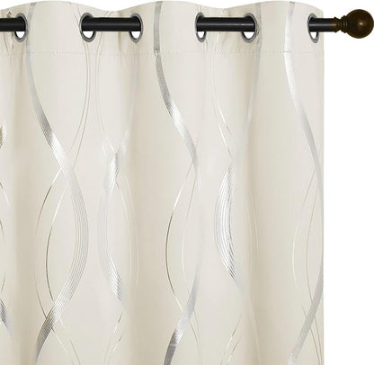 NICETOWN Bedroom Curtains Small Blackout Panels, 42 by 54 Inch, Window by NICETOWN