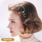 Small Flat Hair Clips for Women Lay Down Clips for Thin Hair Accessories 6pack