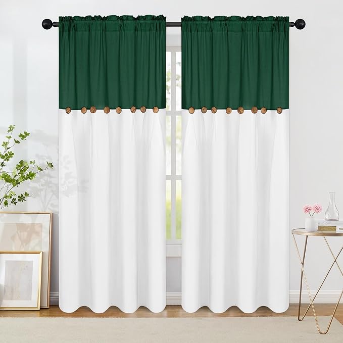 Farmhouse Cotton Linen Curtains - Image 2