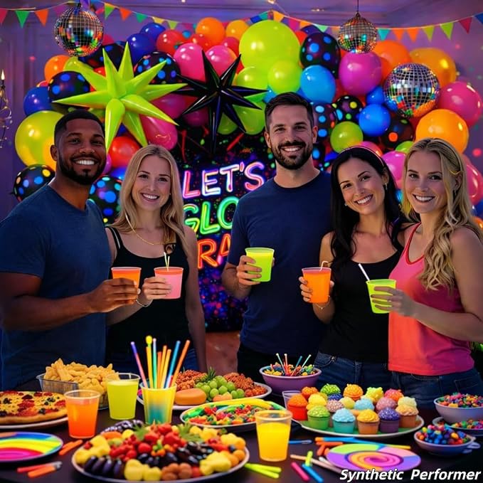 147PCS Neon Balloon Arch Garland Kit - Image 8